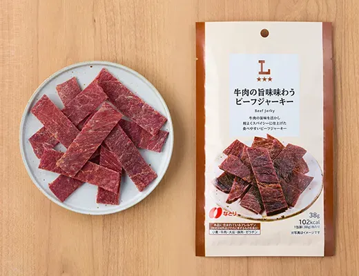 소고기의 감칠맛을 살린 비프 육포