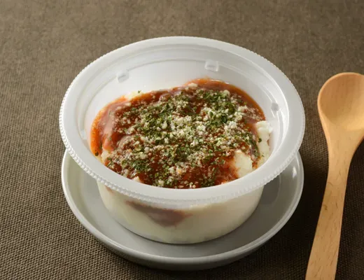温めて食べる ミートソースのポテトサラダ