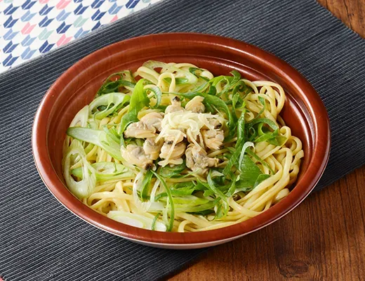 こだわりおだしの生パスタ あさりと九条ねぎ