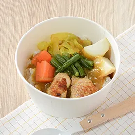 향긋한 스파이스 치킨 카레 (찰보리밥)