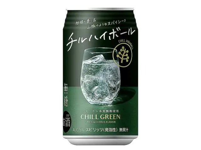 칠 그린 스파이시 & 시트러스 하이볼 캔 350ml