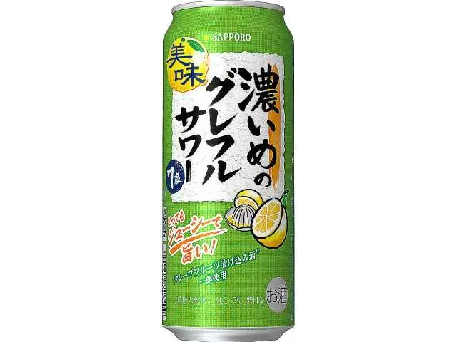 진한 그레이프후르츠 사와 500ml