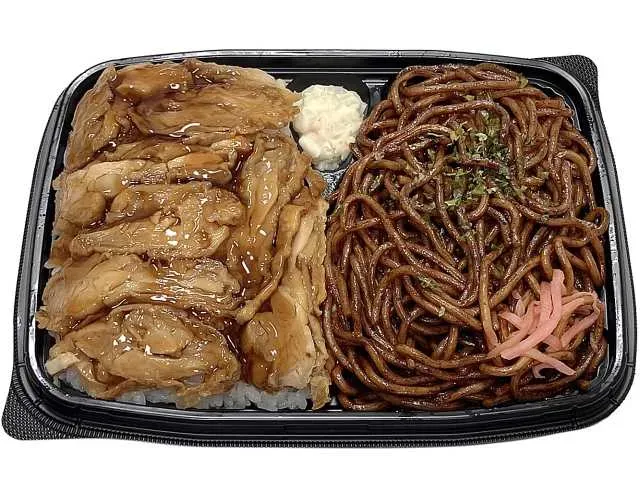 鶏めし&焼きそば弁当