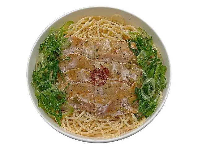 ねぎ塩豚カルビパスタ