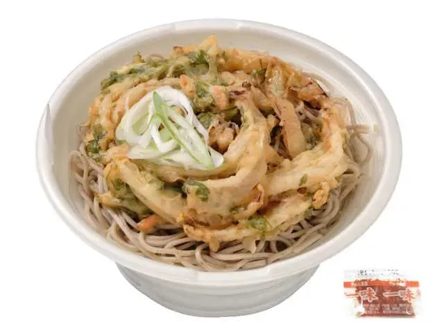 Mixed Tempura Soba with Hokkaido Buckwheat Flour