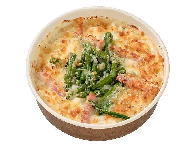 아스파라거스와 베이컨 그라탕