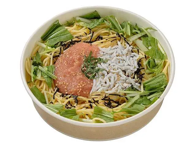 Cod Roe, Whitebait, and Shiso Japanese Style Pasta