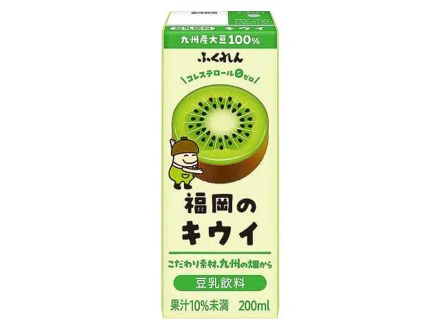 ふくれん 豆乳飲料 キウイ 200ml