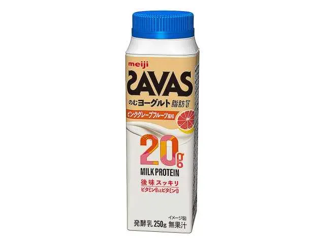 MEIJI SAVAS Drinking Yogurt Fat 0 Pink Grapefruit Flavor