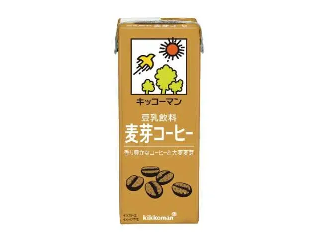 KIKKOMAN SOYFOODS Malt Coffee Soy Milk Beverage 200ml