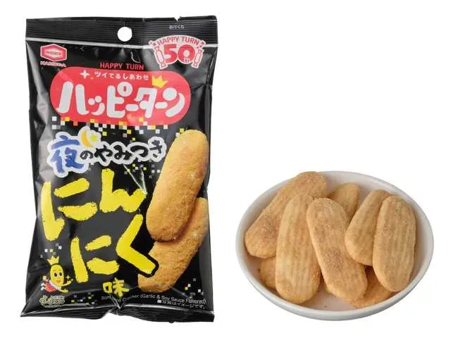 KAMEDA SEIKA Happy Turn Nighttime Addictive Garlic Flavor