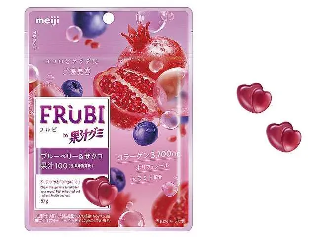 메이지 FRUBI 블루베리 & 석류