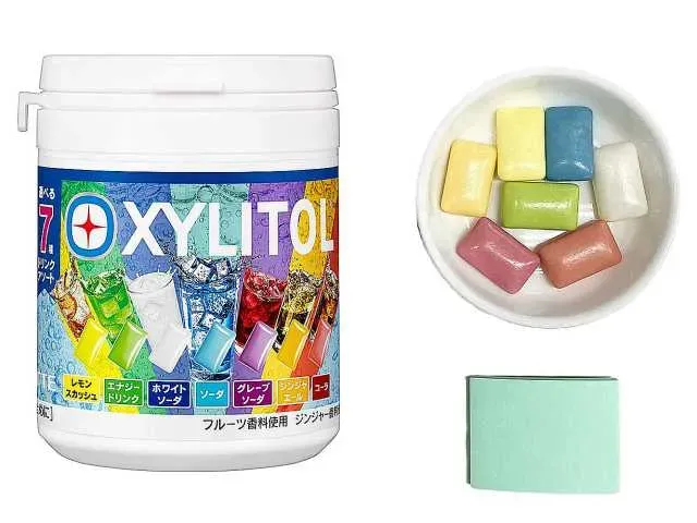 LOTTE XYLITOL GUM 7-Type Assorted Bottle Drink Flavor