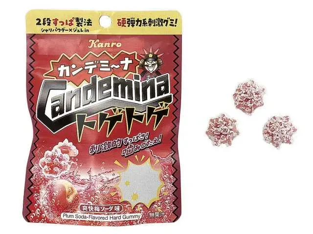 カンロ カンデミーナグミ トゲトゲ 爽快梅ソーダ味
