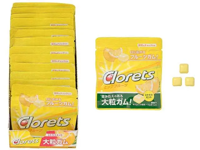 モンデリーズ クロレッツビッグフルーツシトラスミント パウチ