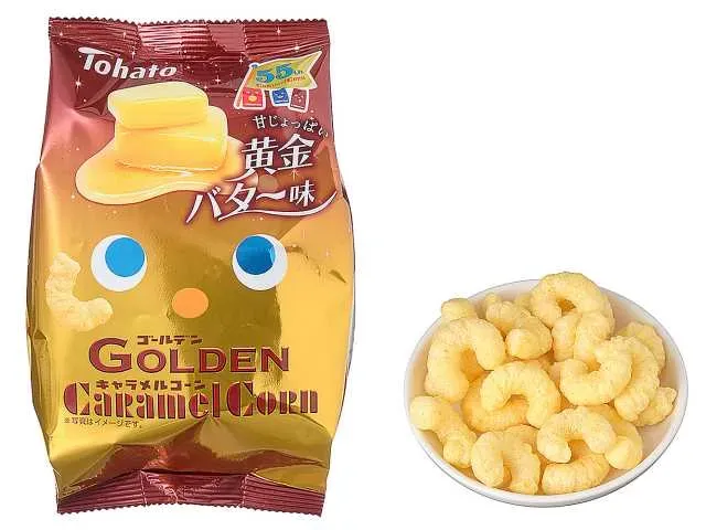 東ハト キャラメルコーン 黄金バター味