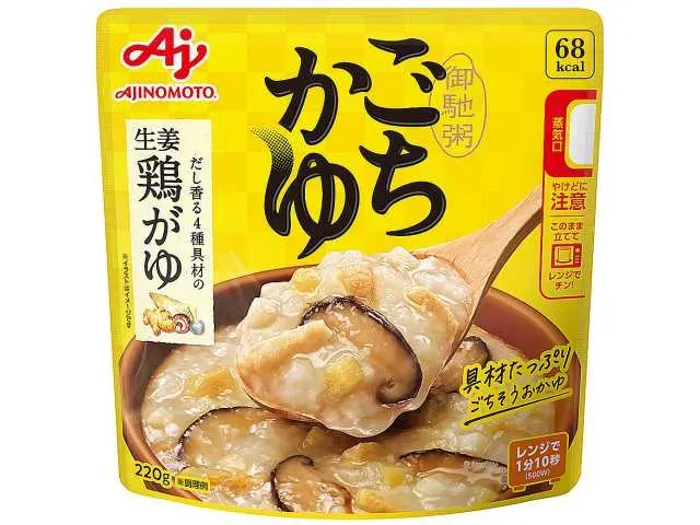 味の素 「ごちかゆ」だし香る 4種具材の生姜鶏がゆ