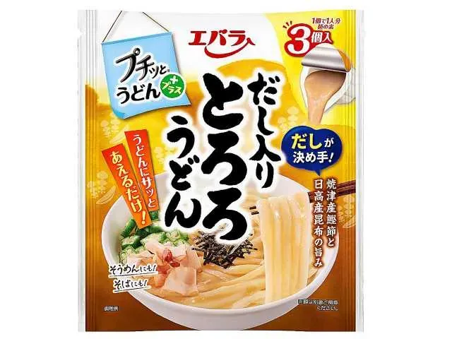 EBARA Puchi-to Udon Tororo with Dashi 3pcs