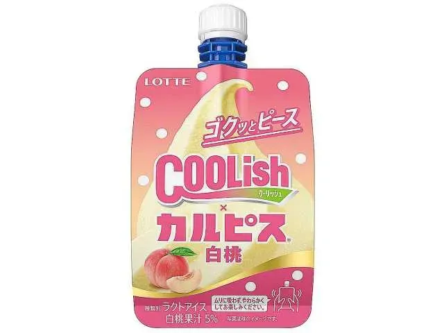 롯데 쿨리쉬 칼피스 백도