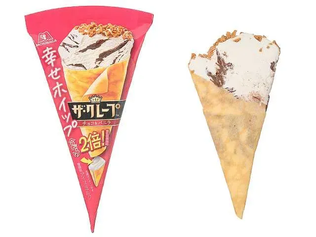 모리나가 제과 더 크레이프 초코 & 바닐라