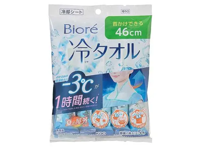 비오레 쿨링 타월 무향 5매