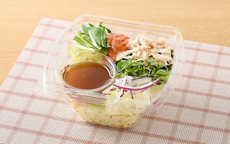 Savor the Taste of Japanese Spring! 5 New “Mentaiko & Egg” Salads Arrive at FamilyMart