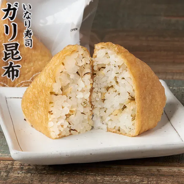 Pickled Ginger & Kelp Inari Sushi