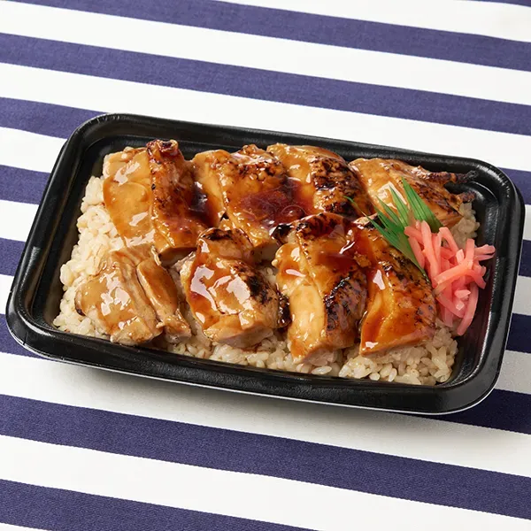Seared Chicken Rice Bento (Barley Rice)