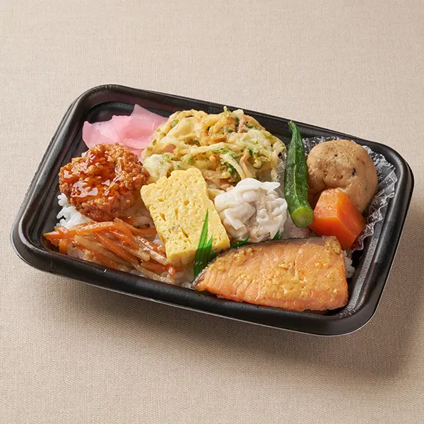 Silver Salmon Saikyo-yaki Bento with 8 Side Dishes