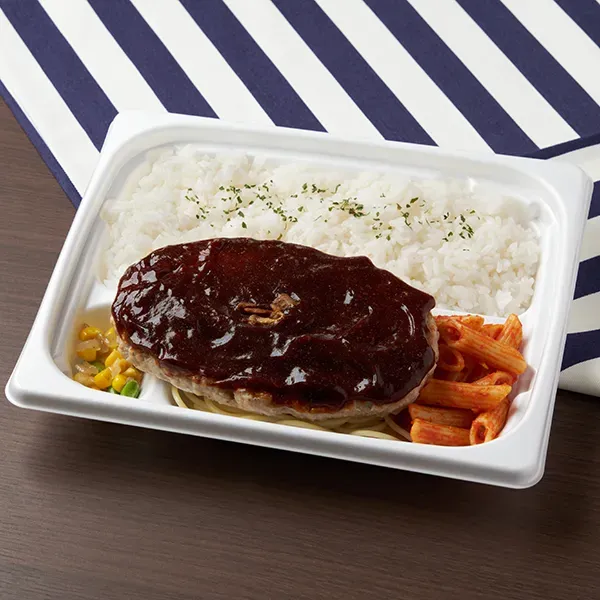 Teppanyaki Hamburger Steak with Rich Demi-glace Sauce