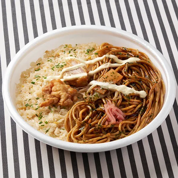 Heaping Portion! Fried Rice & Sauce Yakisoba
