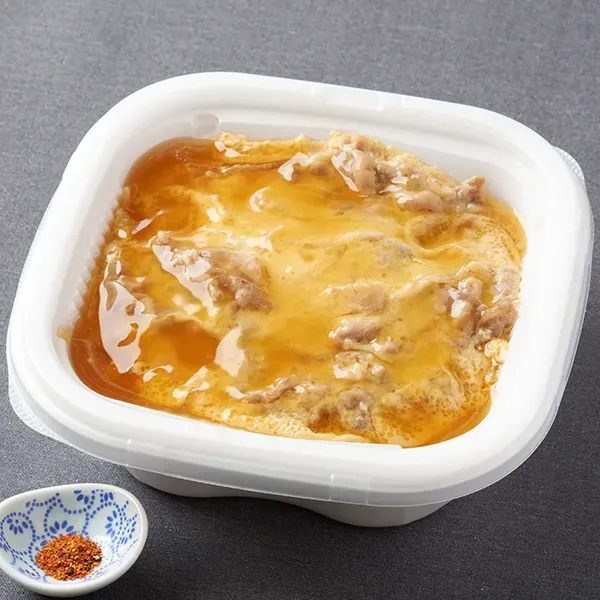Tanin Donburi (Beef and Egg Bowl)