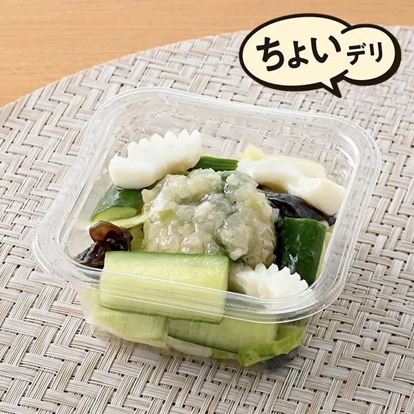 오징어와 오이 파 소금 양념