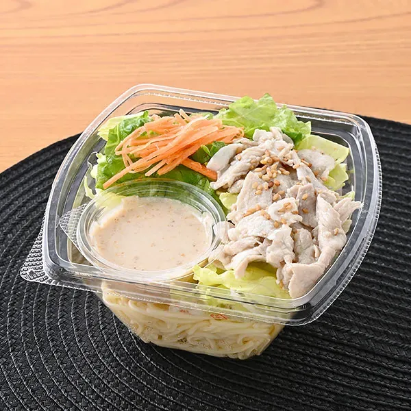 High Protein Pork Shabu Pasta Salad