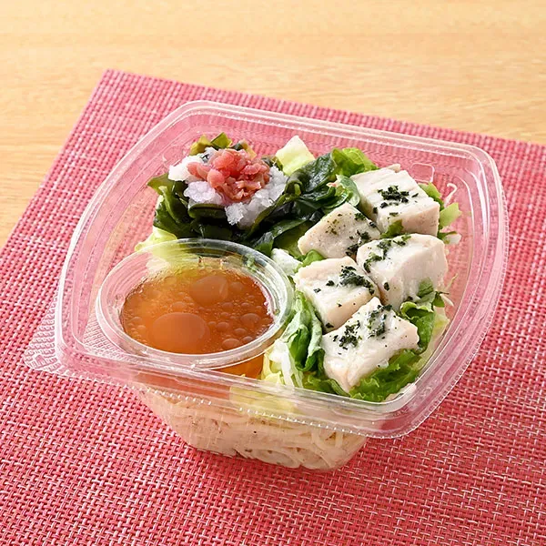 Chicken Breast and Plum Radish Pasta Salad