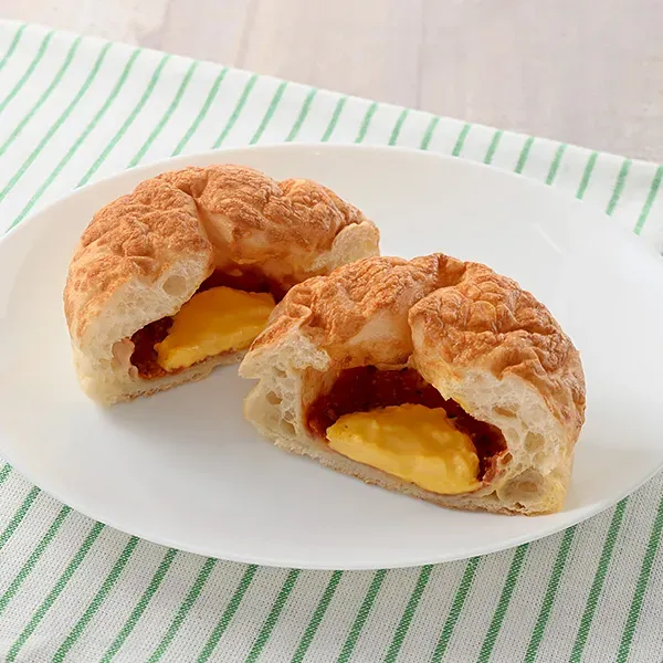 【超も～っちりパン!】も～っちり食感ピザパン