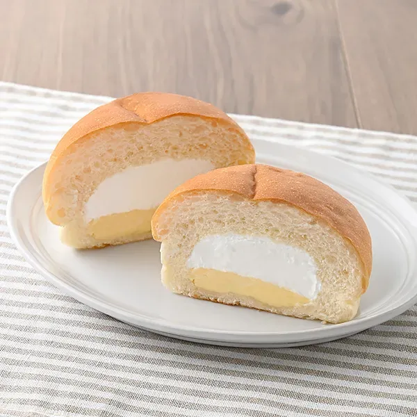 【超も～っちりパン!】も～っちり食感クリームパン