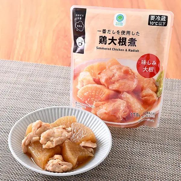 Simmered Chicken & Daikon Radish in Premium Dashi