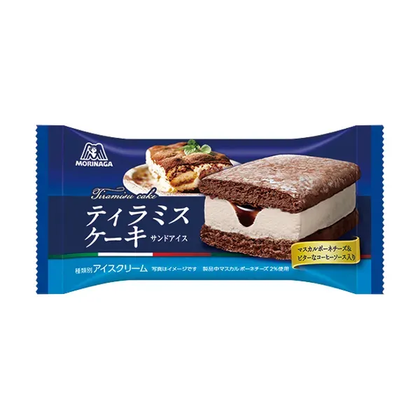 MORINAGA Tiramisu Cake Ice Cream Sandwich