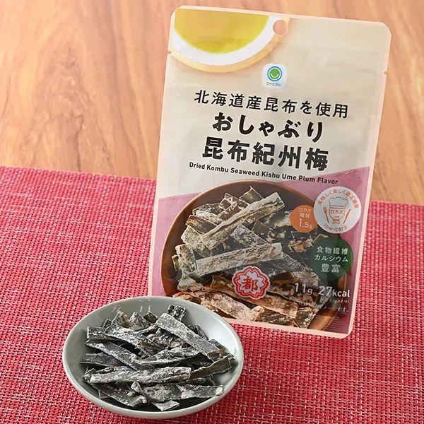 홋카이도산 다시마를 사용한 매콤달콤 기슈 매실 다시마