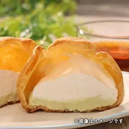 ツインシュー メロンクリーム＆ホイップ