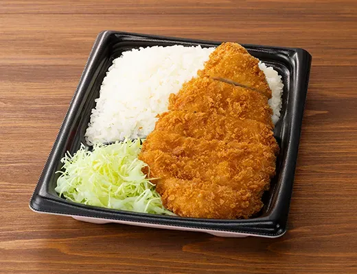 밥 곱빼기! 치킨가스 도시락