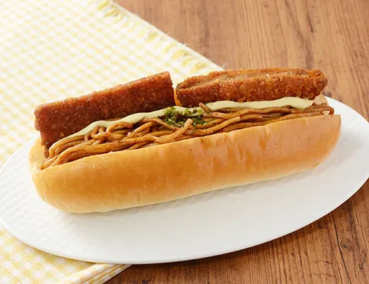 具!パン 3種盛り 焼きそば・ハムカツ・コロッケ
