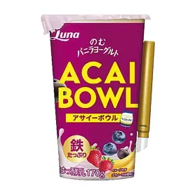 のむバニラヨーグルト アサイーボウル