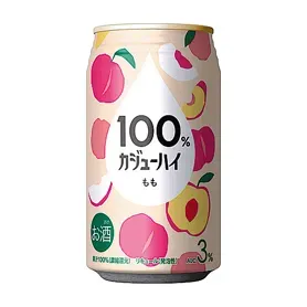 100% KAJU-HIGH Peach 340ml