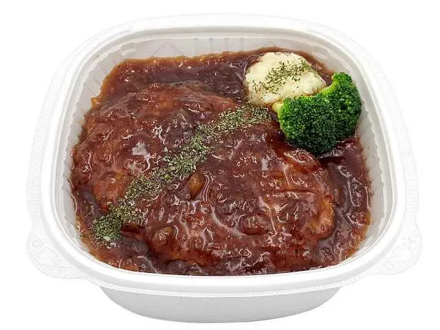 おろし玉ねぎソースのハンバーグ丼