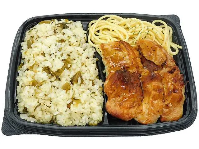 高菜めしと鶏の炙り焼き弁当