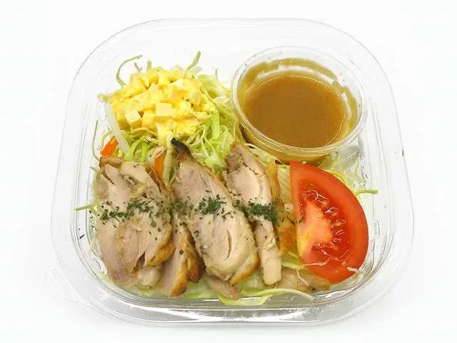 ローストチキンの パスタサラダ