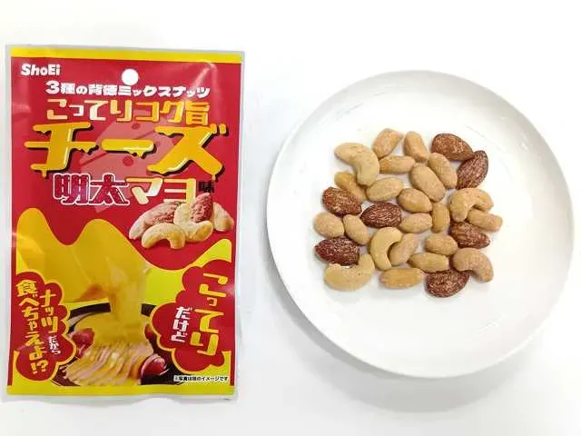 正栄 背徳ミックスナッツ チーズ明太マヨ味
