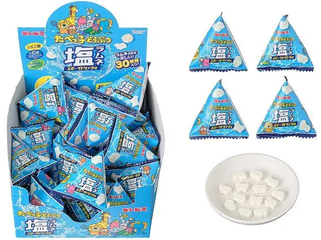 ギンビス たべっ子どうぶつ塩ラムネ スポーツドリンク味テトラ